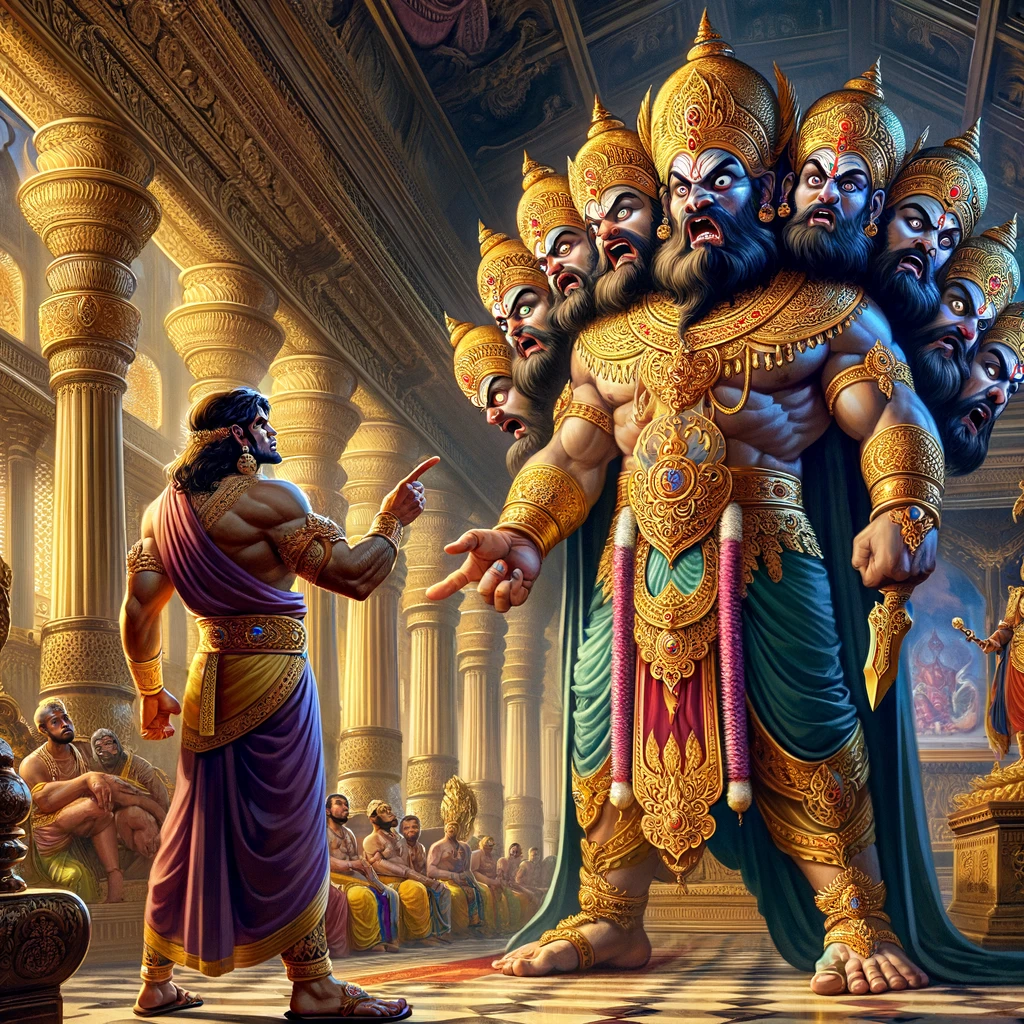 Ravana Warns Kumbhakarna About Rama